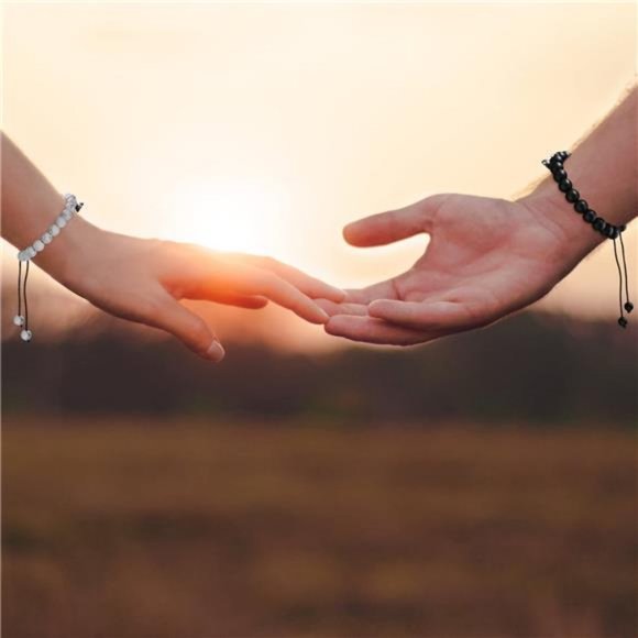 JoycuFF Bf Matching Braclets With Your Bf And Gf Beaded Bracelets For Women Men - Picture 2 of 5